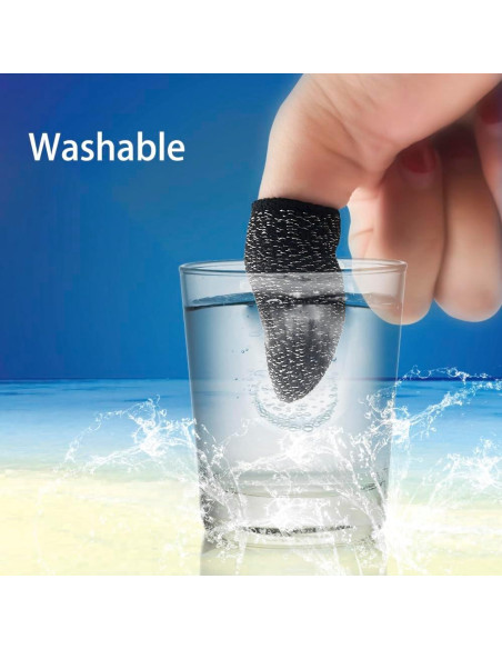 Guantes de Juego CNHIDEE Manga de Dedo Antisudor 4 Pcs