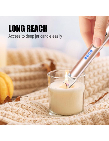 Encendedor Eléctrico Recargable LcFun 2 Pack Negro y Oro