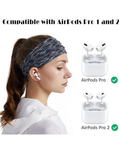 Puntas de oído Linsaner para AirPods Pro 4 pares con limpieza 2