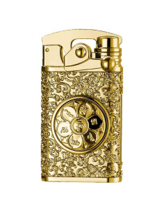 Encendedor Eléctrico Recargable USB SKRFIRE Doble Arco Dorado