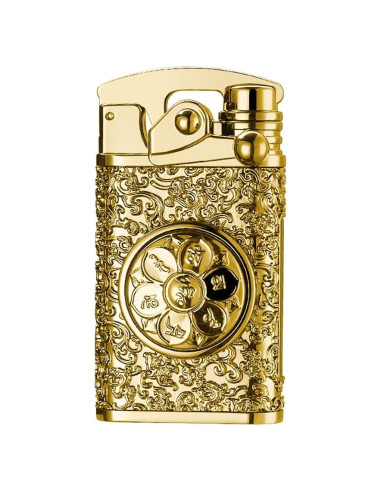 Encendedor Eléctrico Recargable USB SKRFIRE Doble Arco Dorado