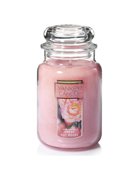 Vela Aromática Yankee Candle 22 oz Rosas Cortadas Frescas