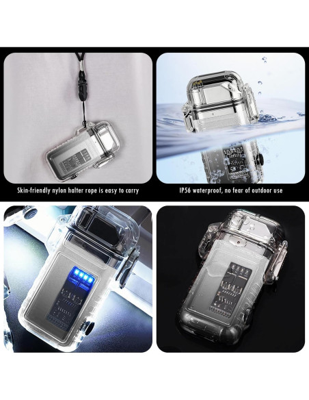 Encendedor Eléctrico Recargable Mesen Cuello Largo 360