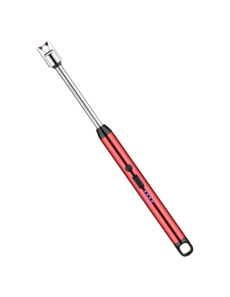 Encendedor Eléctrico Mosheehdor Rojo Recargable USB 25,5 cm
