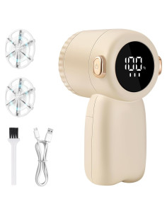 Afeitadora de tela eléctrica hYwecy FF-114 3 velocidades Beige