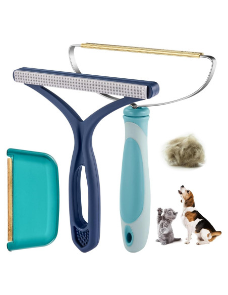 Removedor de Pelo de Mascota AXLUNAR - 3 Piezas Reutilizables