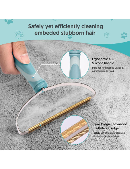 Removedor de Pelo de Mascota AXLUNAR - 3 Piezas Reutilizables