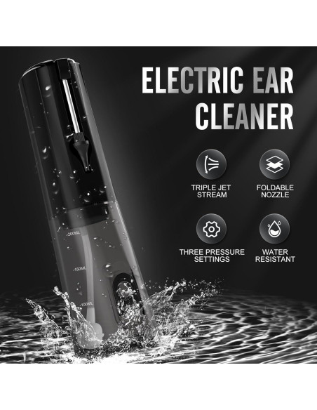 Limpiador de Cerumen Eléctrico Hyanexvexal IPX7 4 Modos