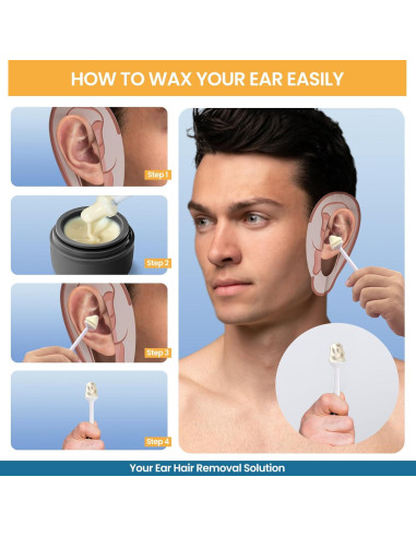 Kit de Cera para Oídos y Nariz SUERBEATY 100g Indoloro