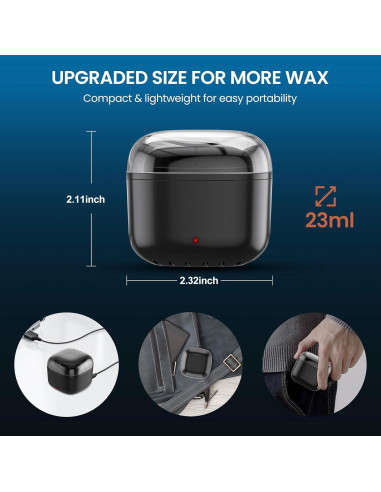 Kit de Cera para Nariz AUZEAL, 100g, Calentamiento Rápido USB