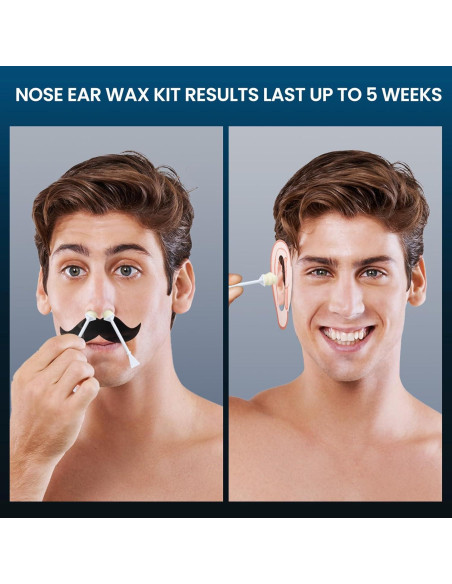 Kit de Cera para Nariz AUZEAL, 100g, Calentamiento Rápido USB