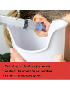 Kit de Eliminación de Cerumen Acu-Life Jeringa y Cuenca 20 mL 2