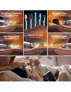 Bebird H30 Kit de Limpieza de Oído con Cámara y Luz LED 2