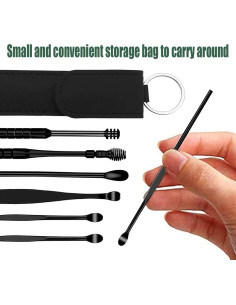 Juego de 12 Palas para Oídos Voitead Acero Inoxidable 2