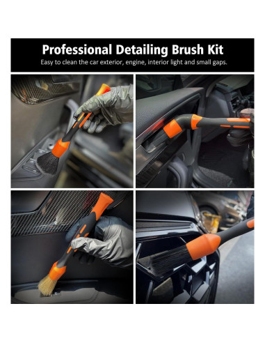 Juego de Cepillos para Detallar Autos YeewayVeh 5 Piezas