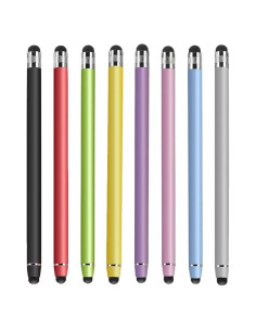 Bolígrafos Stylus Capacitivo 8 Piezas Ayzmjin para Pantallas Táctiles