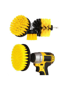 Juego de 3 Cepillos de Nylon para Taladro ZOKLU 32x10x8cm