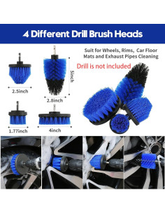 Kit de Detalle de Coche 34 Piezas Qydipclin Azul 2