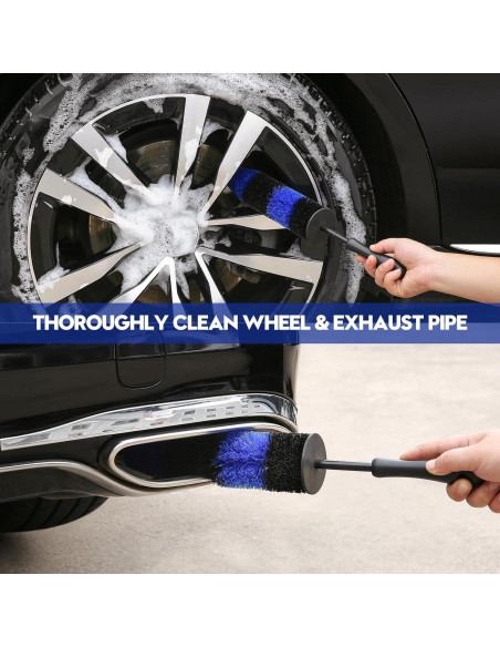 Kit de Detalle de Coche 34 Piezas Qydipclin Azul