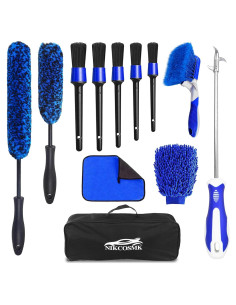 Kit de cepillos de limpieza de ruedas NIKCOSMK 12 piezas