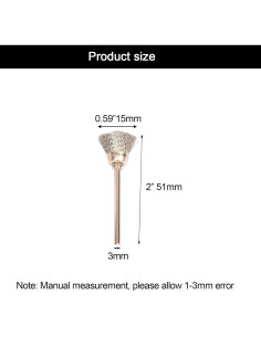 30 Cepillos de Copa Acero Inoxidable Hiqalty 3mm para Pulido 2