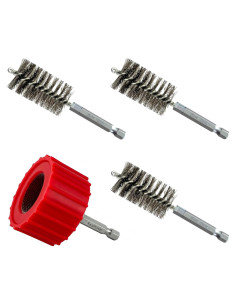 Juego de limpiadores de tuberías Kwalitistar 1.0" 4 piezas