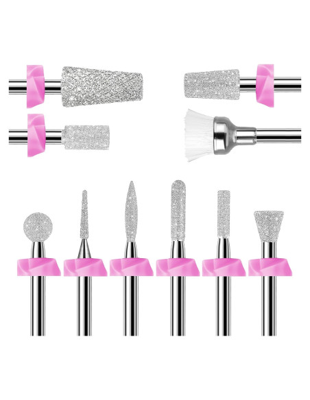 Conjunto de 10 Brocas de Diamante Makartt para Uñas