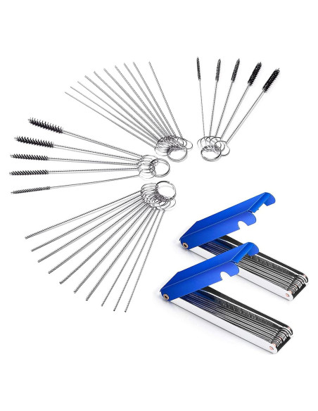 Kit de Limpieza para Carburador Petutu 30 Piezas Nylon Acero