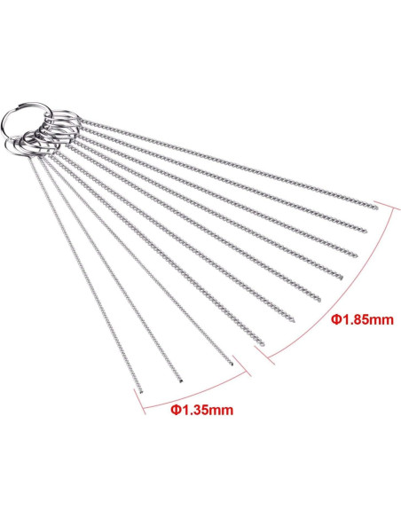 Kit de Limpieza para Carburador Petutu 30 Piezas Nylon Acero