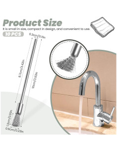 10 Cepillos de Alambre Inoxidable SynHHergyx 6 mm para Limpieza 2