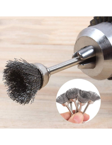 Juego de 60 Piezas Cepillos de Alambre Vankcp Acero Inoxidable