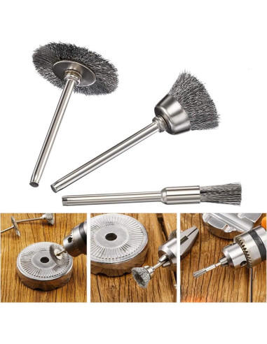 Juego de 60 Piezas Cepillos de Alambre Vankcp Acero Inoxidable