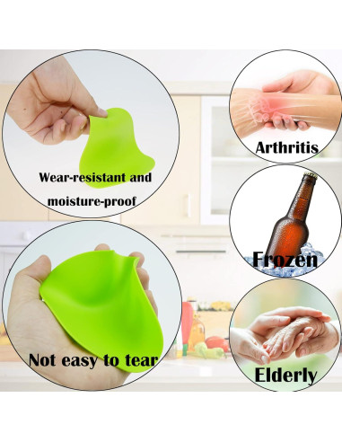 Abrebotellas de Goma Antideslizante Puledow 12.5 cm - Ideal Manos Débiles