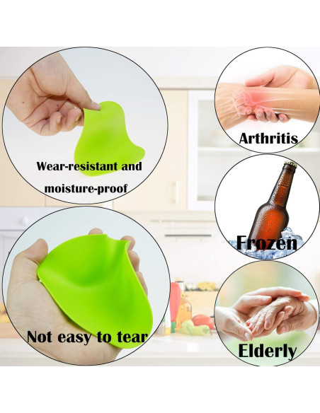 Abrebotellas de Goma Antideslizante Puledow 12.5 cm - Ideal Manos Débiles