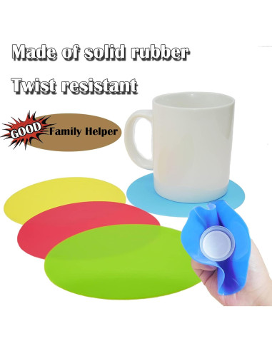 Abrebotellas de Goma Antideslizante Puledow 12.5 cm - Ideal Manos Débiles