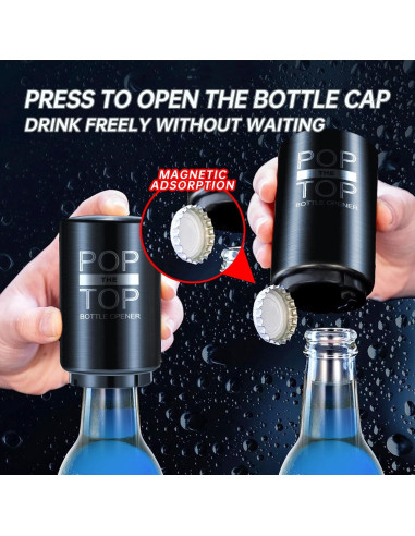 Abridor de Botellas Automático 2PCS Acero Inoxidable