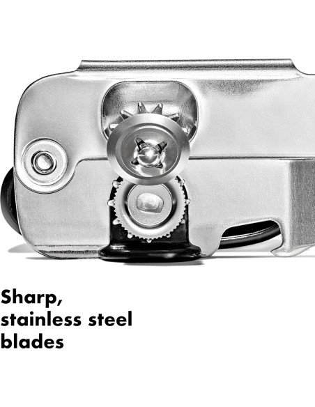 Abrelatas OXO SteeL Acero Inoxidable con Abridor de Botellas