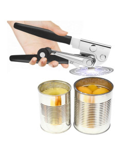 Abre Latas Manual VWMYQ Acero Inoxidable Negro 22.5 cm