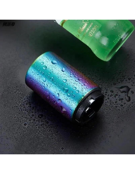 Abrebotellas Automático SAMADEX de Acero Inoxidable Rojo