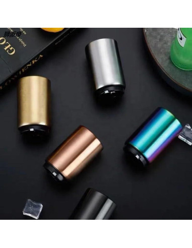 Abrebotellas Automático SAMADEX de Acero Inoxidable Rojo