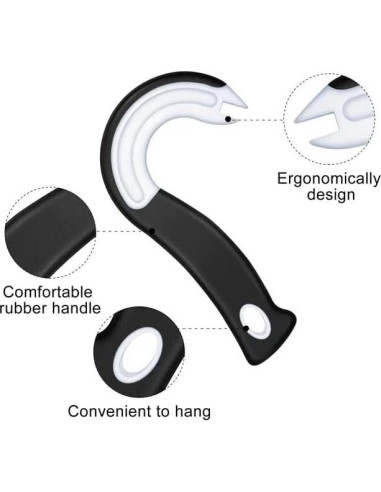 Abrebotellas Ergonómico Luhaomisky Negro para Latas