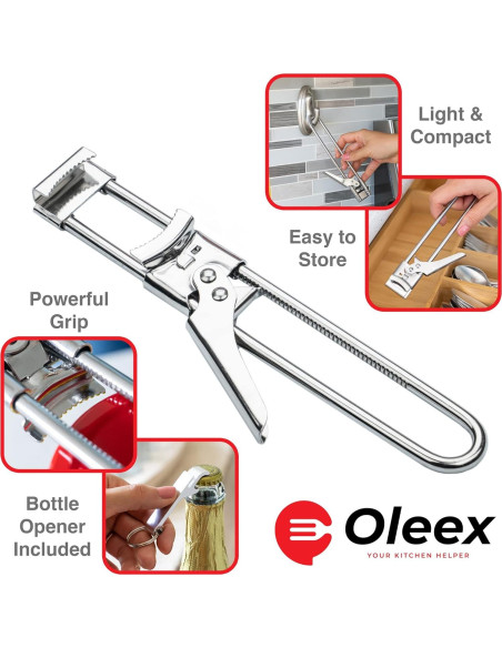 Abridor de Tarros Oleex para Manos Débiles - Set de 2