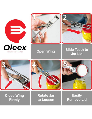 Abridor de Tarros Oleex para Manos Débiles - Set de 2