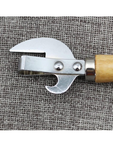 Abrelatas y Sacacorchos TEAMWILL 2 Piezas Acero Inoxidable