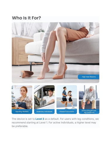 Masajeador de Piernas RENPHO YY-A02-B con Compresión de Aire