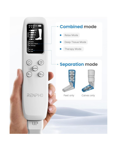 Masajeador de Piernas RENPHO YY-A02-B con Compresión de Aire