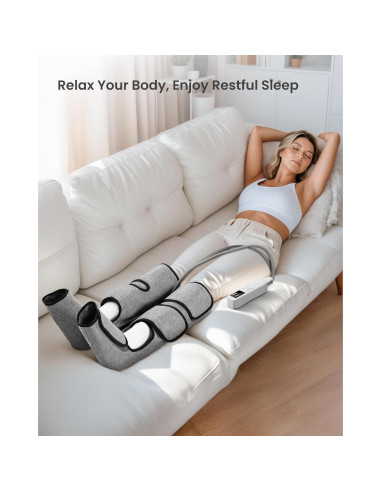 Masajeador de Piernas RENPHO YY-A02-B con Compresión de Aire