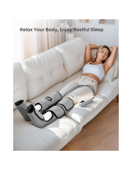 Masajeador de Piernas RENPHO YY-A02-B con Compresión de Aire