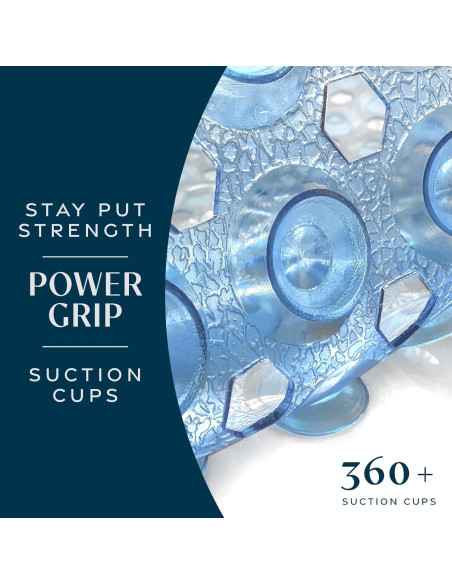 Alfombrilla Antideslizante SlipX Solutions 99x41 cm Azul Claro