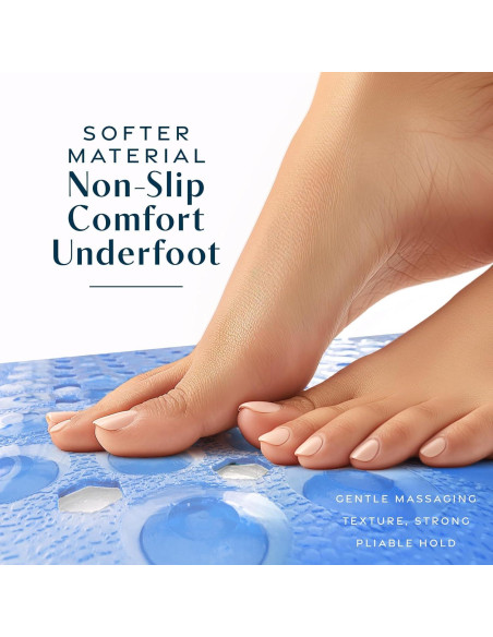 Alfombrilla Antideslizante SlipX Solutions 99x41 cm Azul Claro